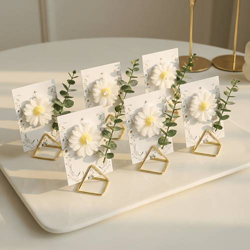 10sets daisy flower candle wedding favors elegant floral thank you gifts for guests mini floral candle with thank you card wedding bridal shower entrance decoration table decoration