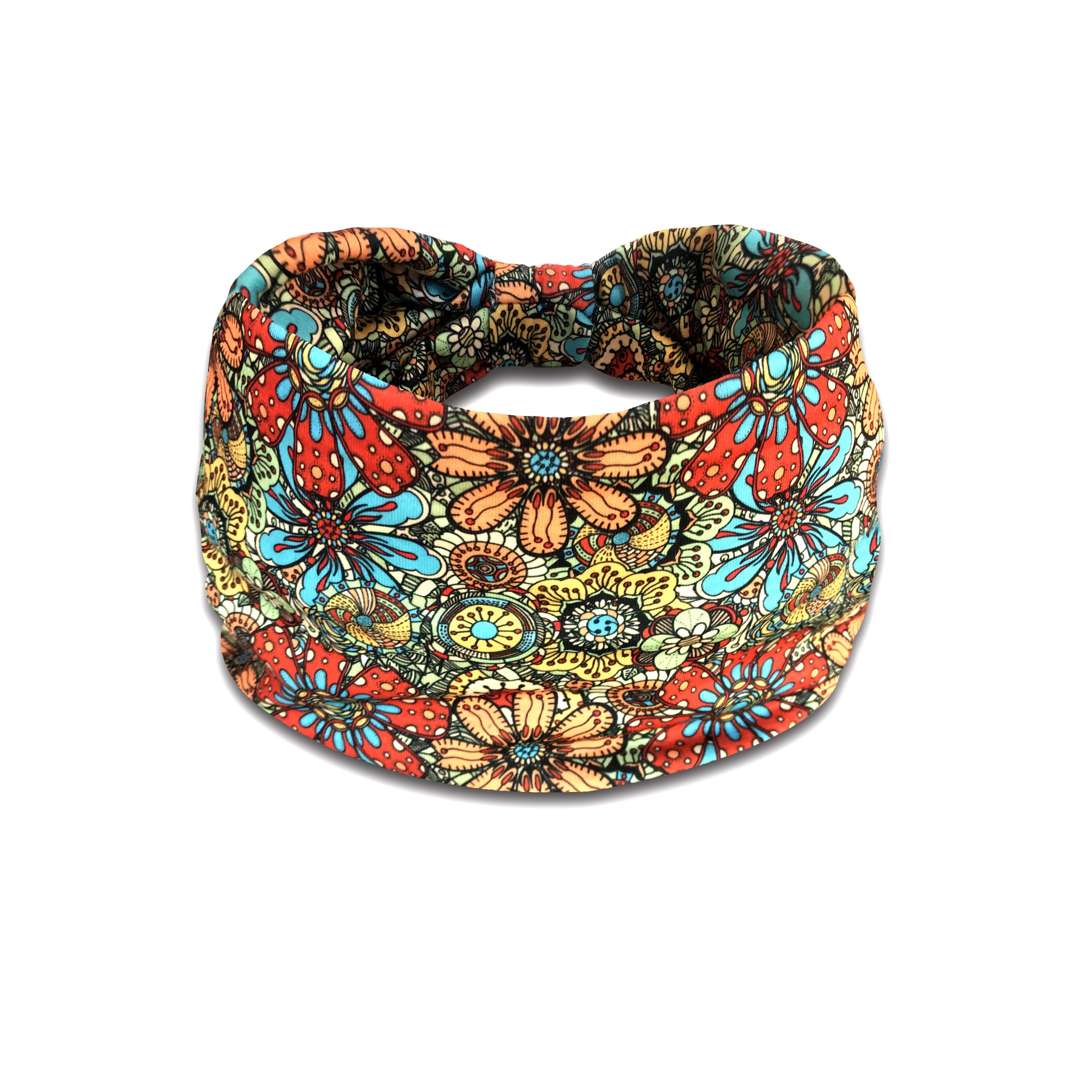 Image of 1pc Floral Headband For Ladies - A Vintage Accessory For Hair Styling And Turban Wear