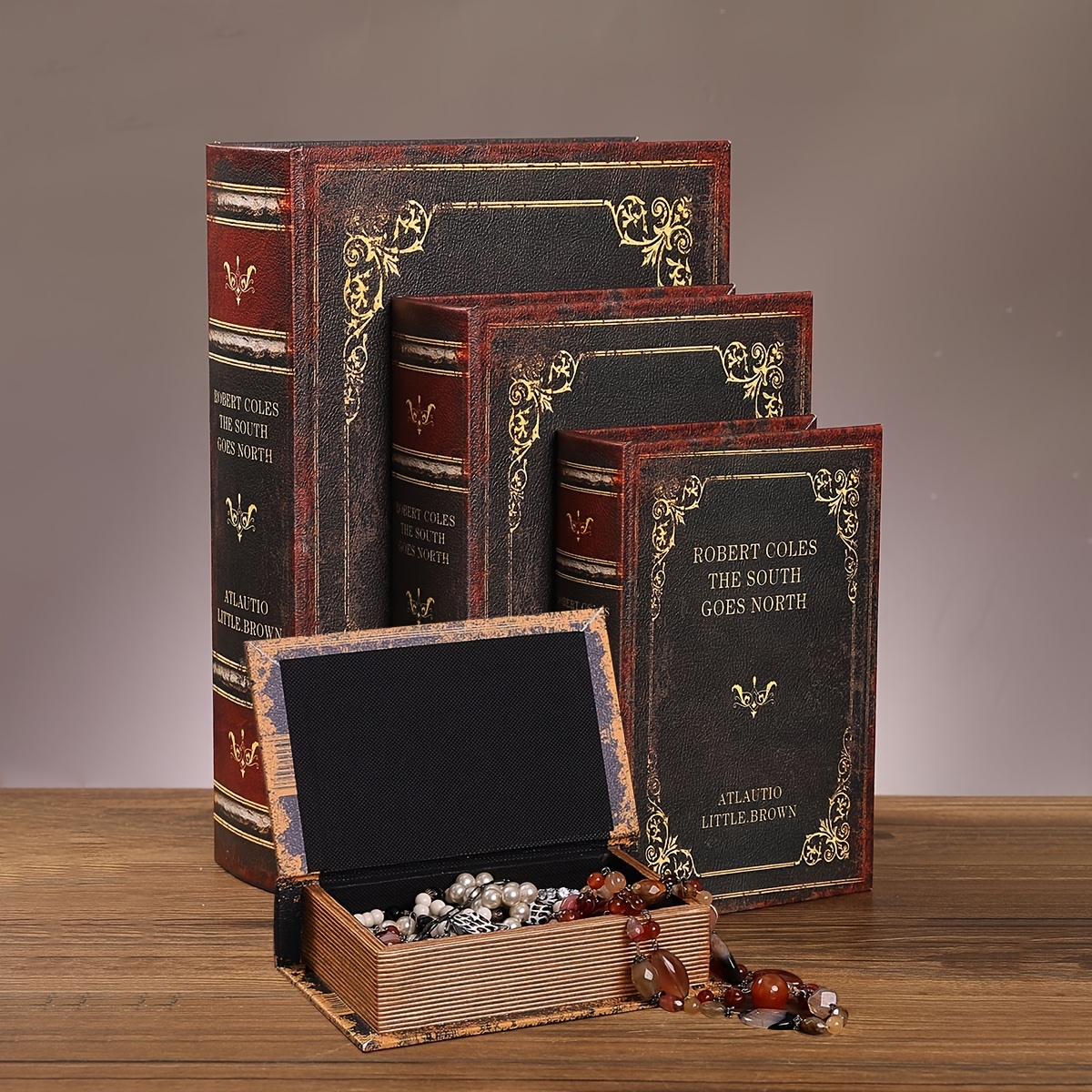 wooden jewellery box sold on Temu Australia