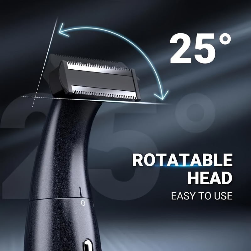 beard trimmer for men body nose ear facial hair shaving kit electric shaver for men 4in 1 rechargeable hair trimmer nose trimmer electric shaver for   removal of facial and body hair Product details 7