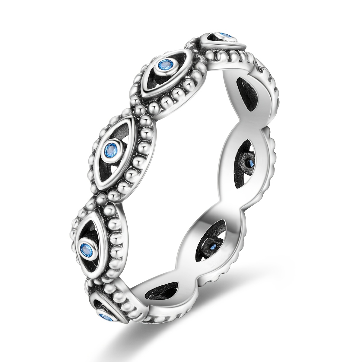 Women's Evil Eye Ring Design, Stylish Gift