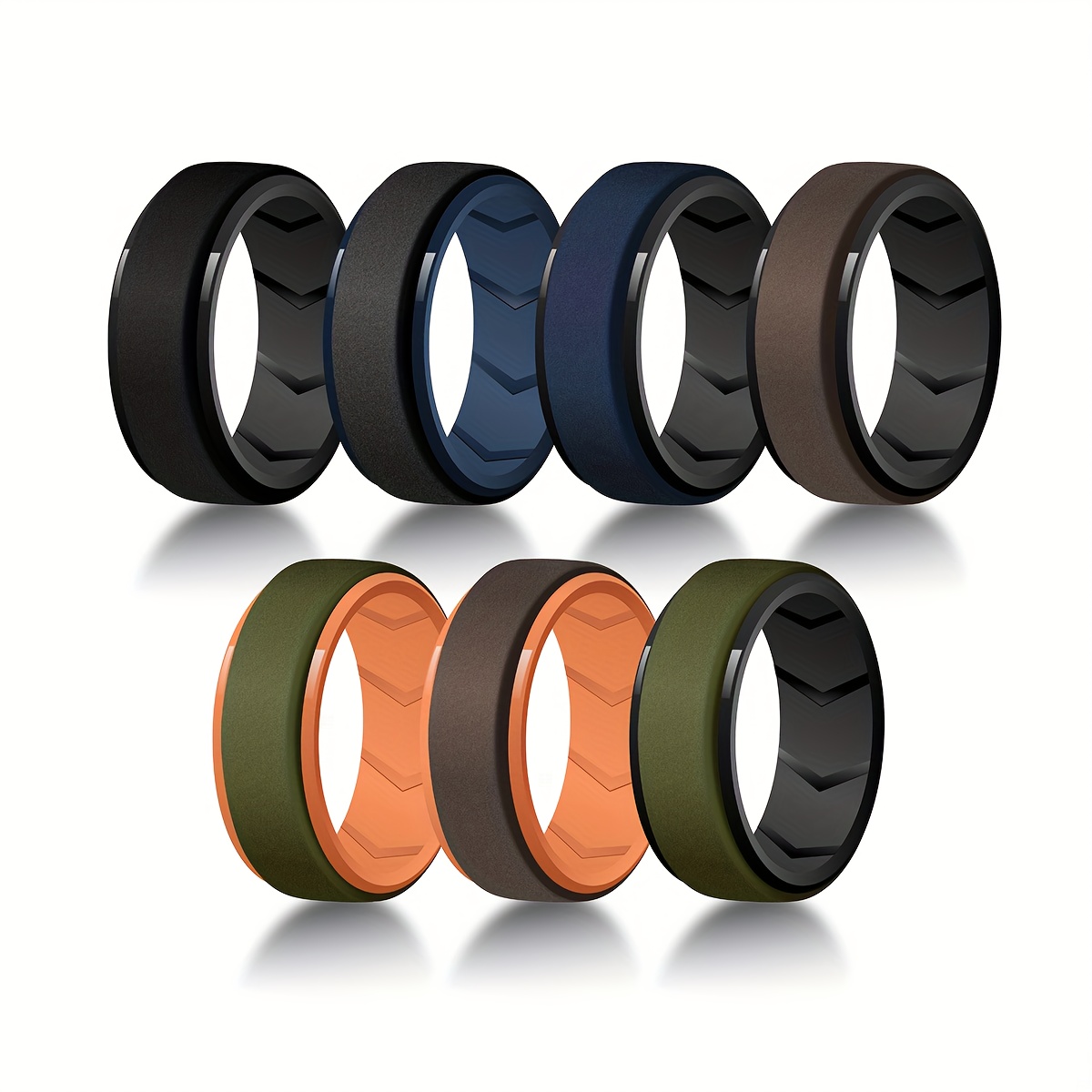 silicone rings men sold on Temu United States