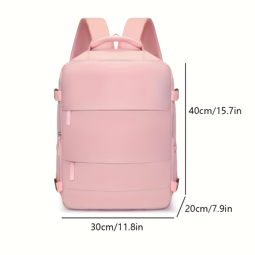 E-shop Reise Boarding Rucksack Herren Gepäcktasche Einfarbig Lässig Große Kapazität Reiserucksack Damen Pendler Computer Tasche Rucksack Boarding