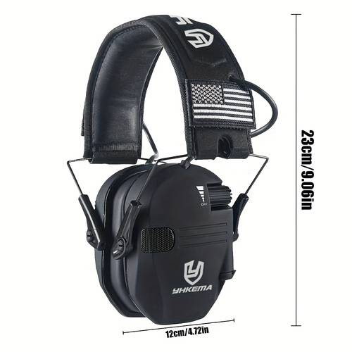 pickup over ear headset noise reduction safety ear defender portable wearable headset for industrial sites and daily outdoor use