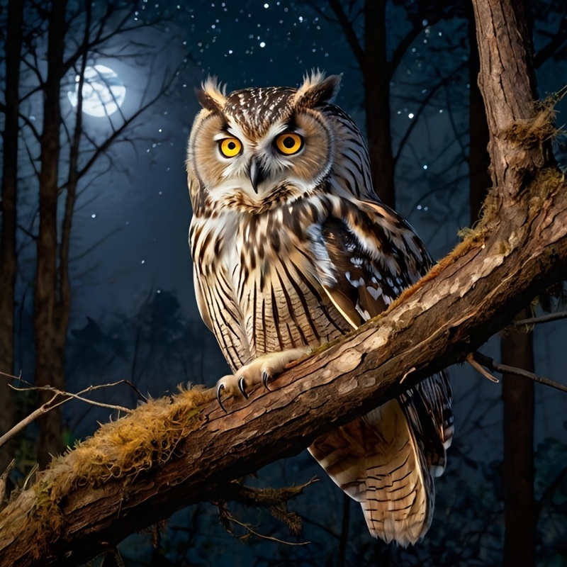 

Owl 5d Diamond Painting Kit - Art & Set For