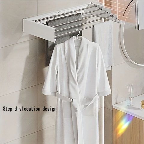 foldable drying rack for towels   hanging rack ideal for bathroom   room   metal   in   1pc drying racks details 9