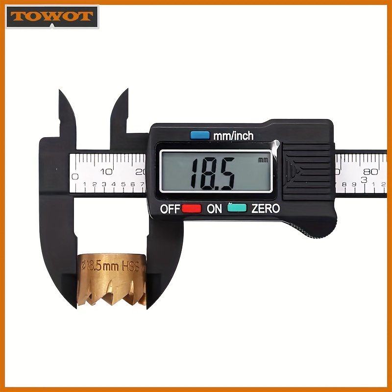 

200mm/150mm/100mm Electronic Digital Carbon Fibre Dial Micrometers Measuring Tools Digital Rulers For Inside And Outside Diameters, Precision Measurements