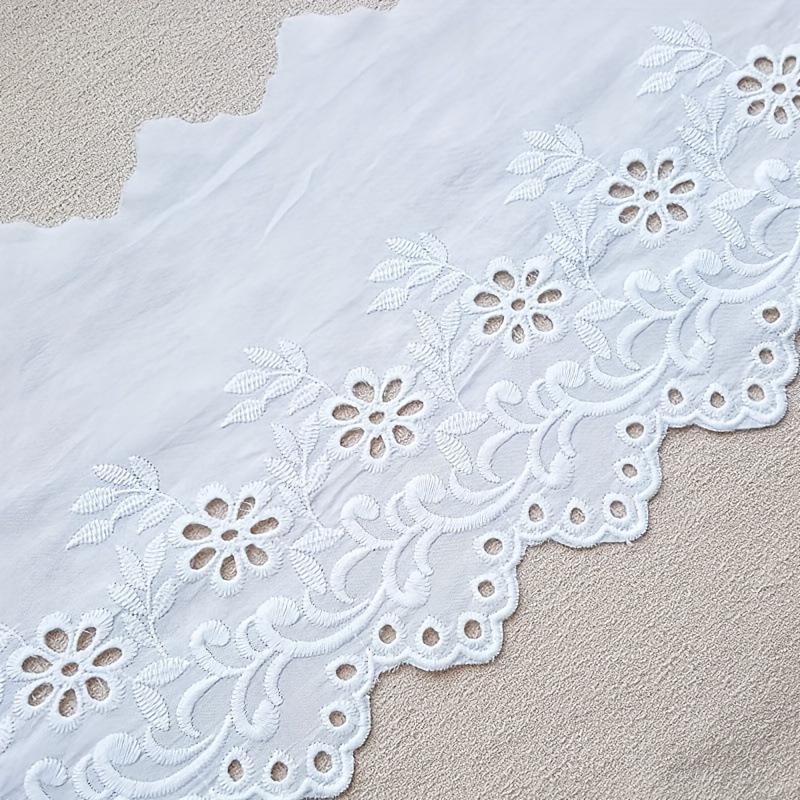 1 Size Hollow Embroidery Pure Cotton Lace Lace Lace Width 16.5cm Clothing Auxiliary Material