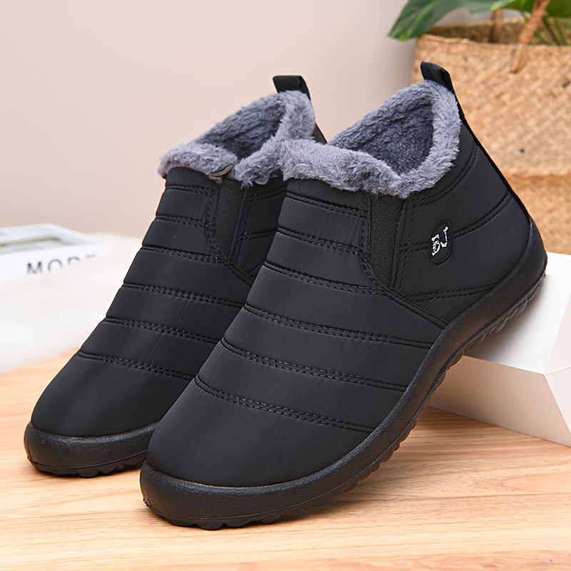 Men's Lightweight Snow Boots with Anti-Slip Soles