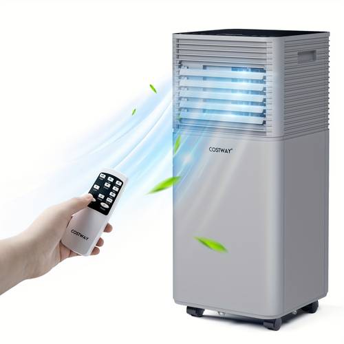 10000 btu portable air conditioner 3 in 1 air cooler dehumidifier grey