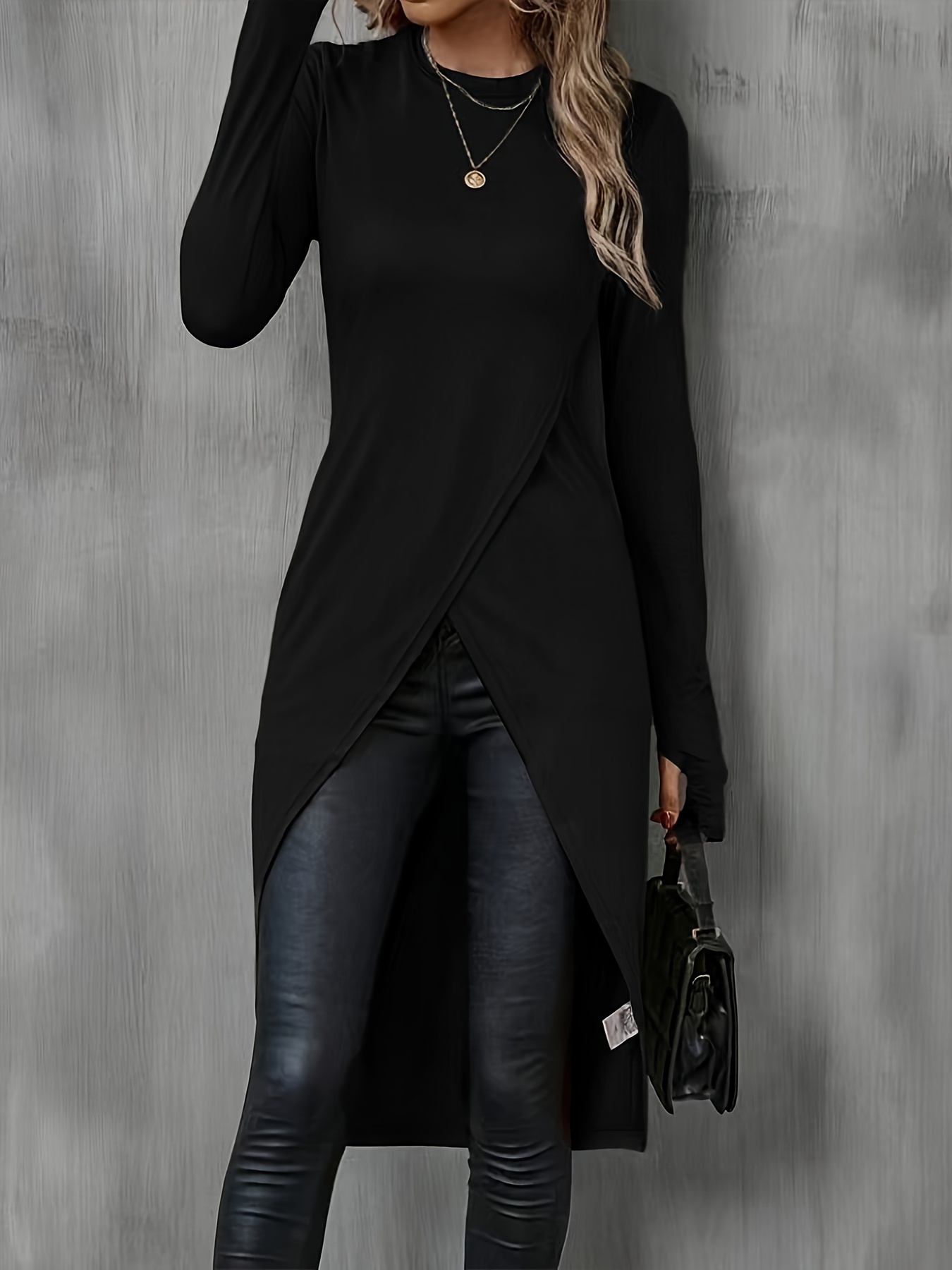 beautiful black evening dresses Long Lace Formal Black Evening Dress - 4XL - Elegant Lace Detailing - Short Sleeves main image 0