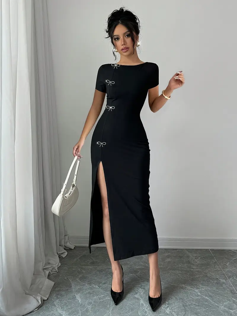 slit bodycon dress women waist - Temu slit bodycon dress women waist - Temu