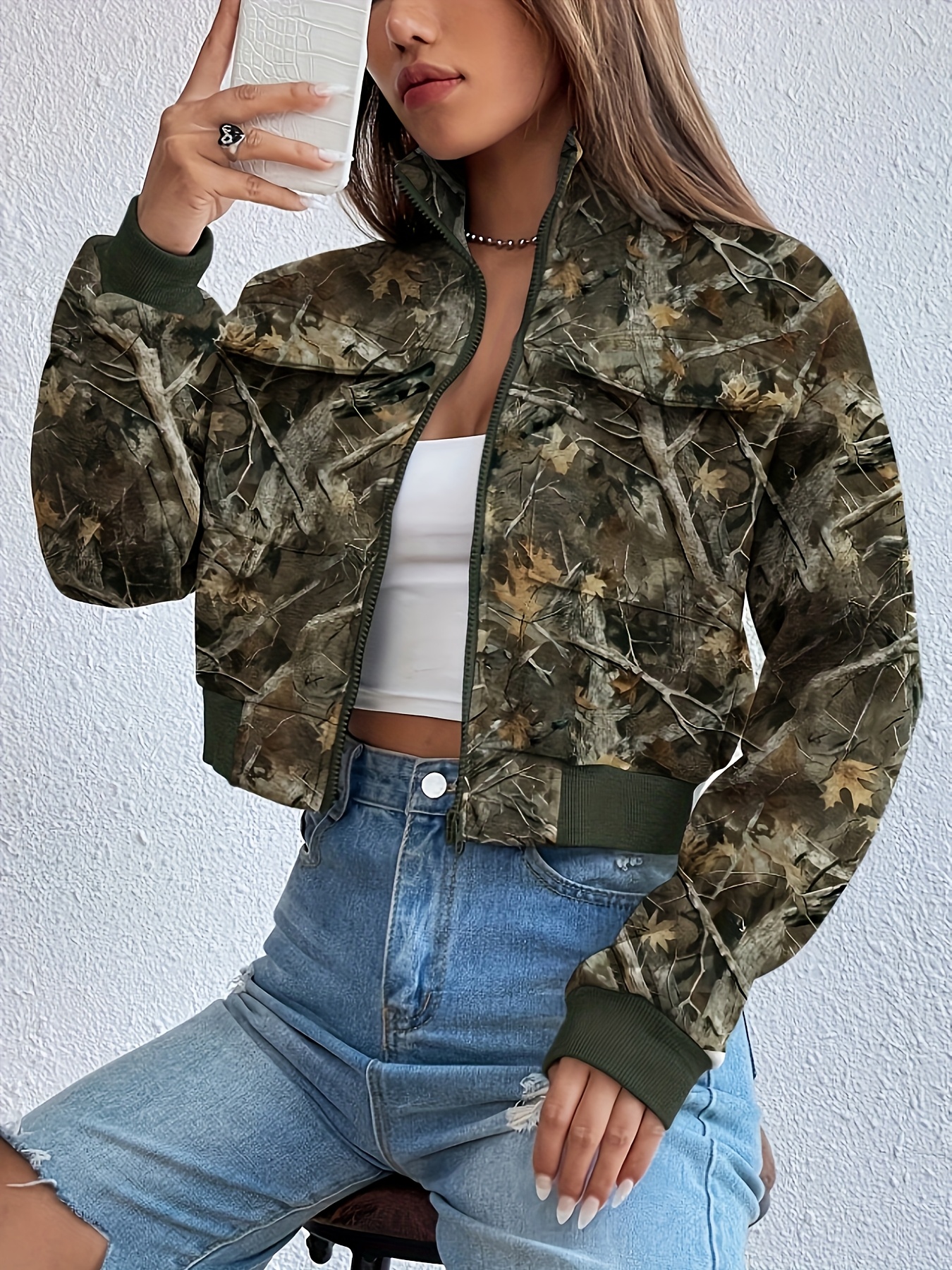 camouflage print jacket Temu South Africa