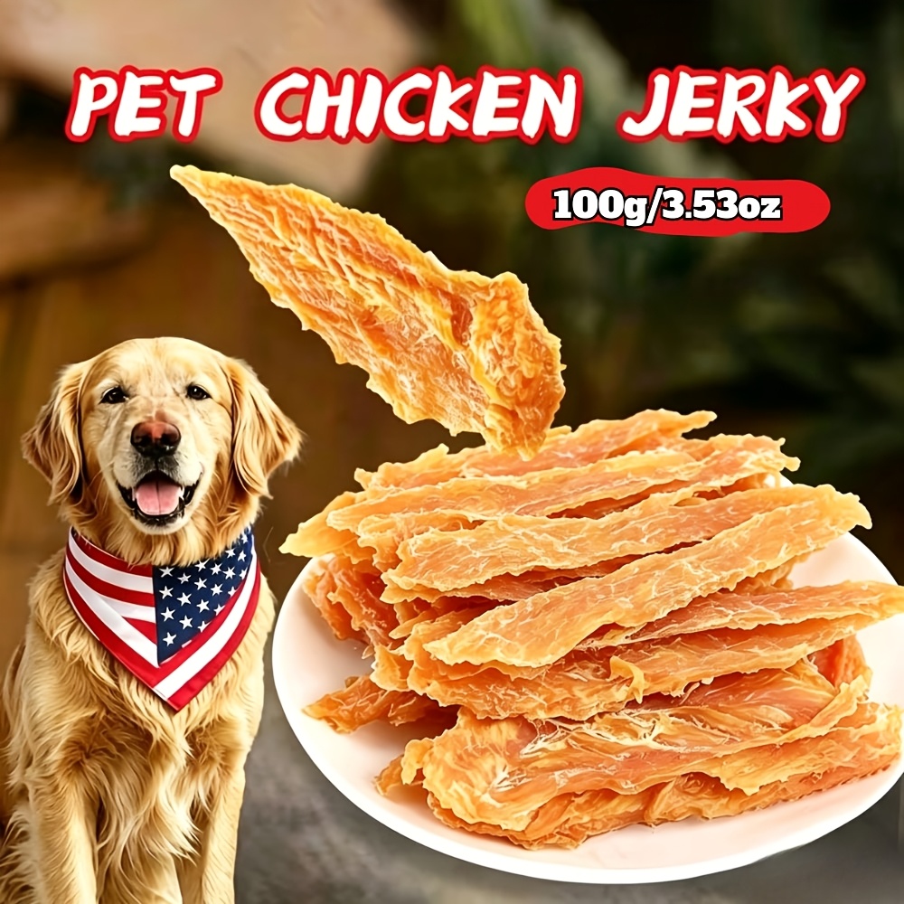 TEMU Dog Treats Pack For Small Dogs, Duck Jerky, Chicken Jerky, Soft And Chew Sticks, Air-dried Meat Slices, Puppy Training Rewards For Adult And