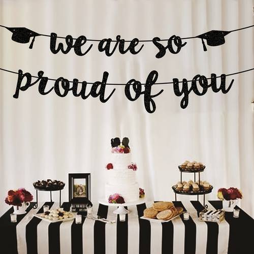 graduation celebration banner decoration suitable for college graduation graduation party banner decoration random color needles