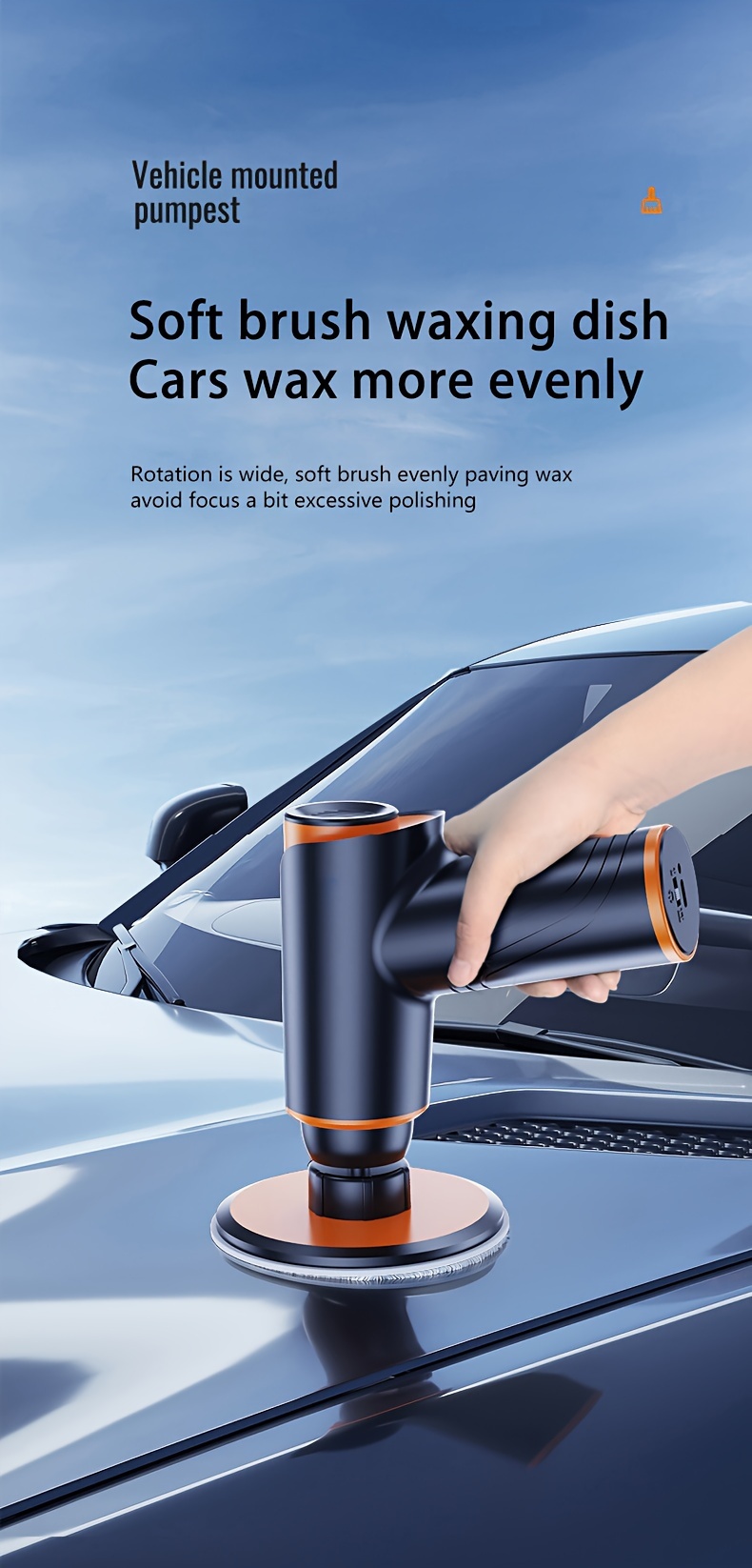 100w wireless rechargeable car waxing machine small polisher with repair scratch for multifunctional portable polishing details 3