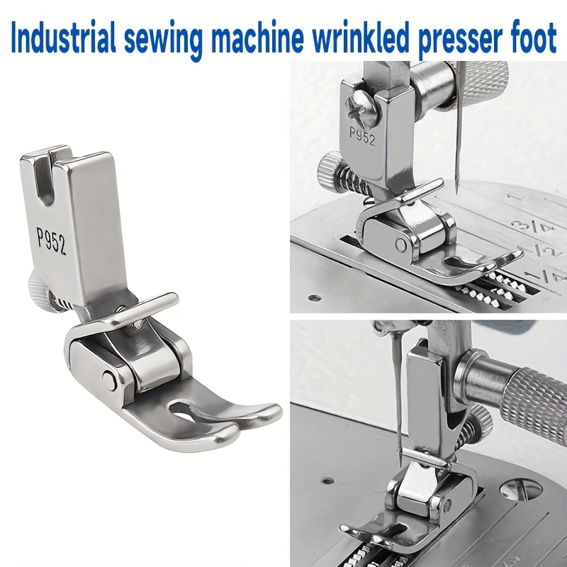 TEMU 1pc Adjustable Presser Foot Decorative Ruffle Industrial Computer Sewing Machine Accessory
