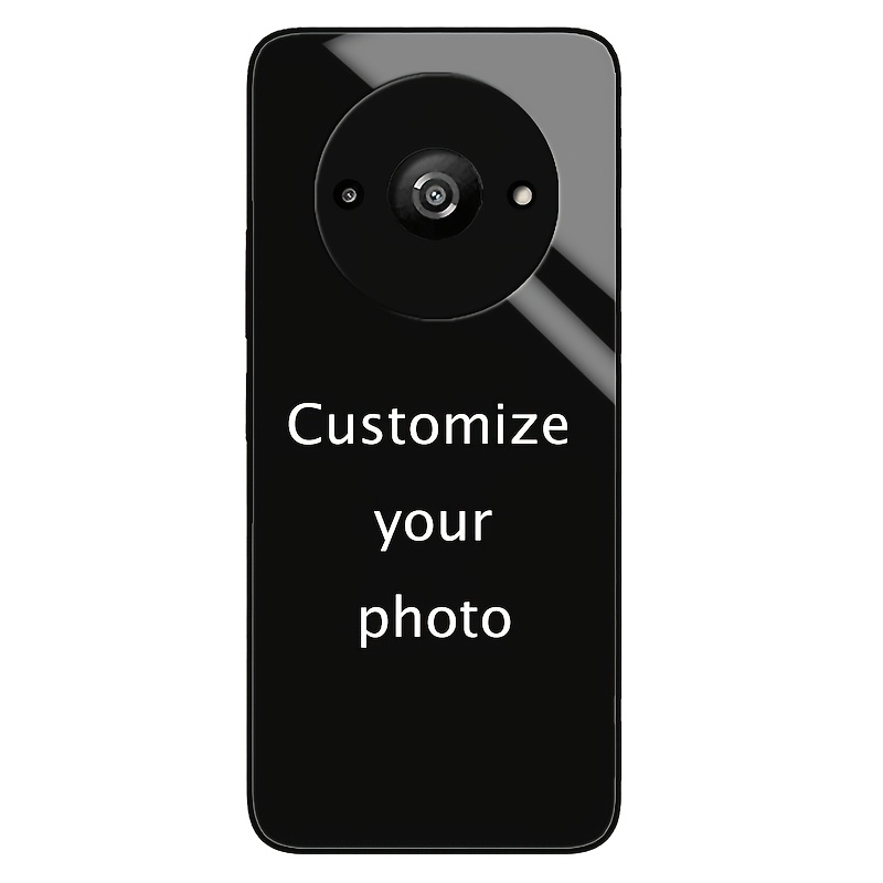 TEMU Phone Case - Customized Phone Cases For Xiaomi Redmi A4/a3 Pro/a3x, Featuring Diy Couple , With A High-definition Acrylic And A Matte Black For