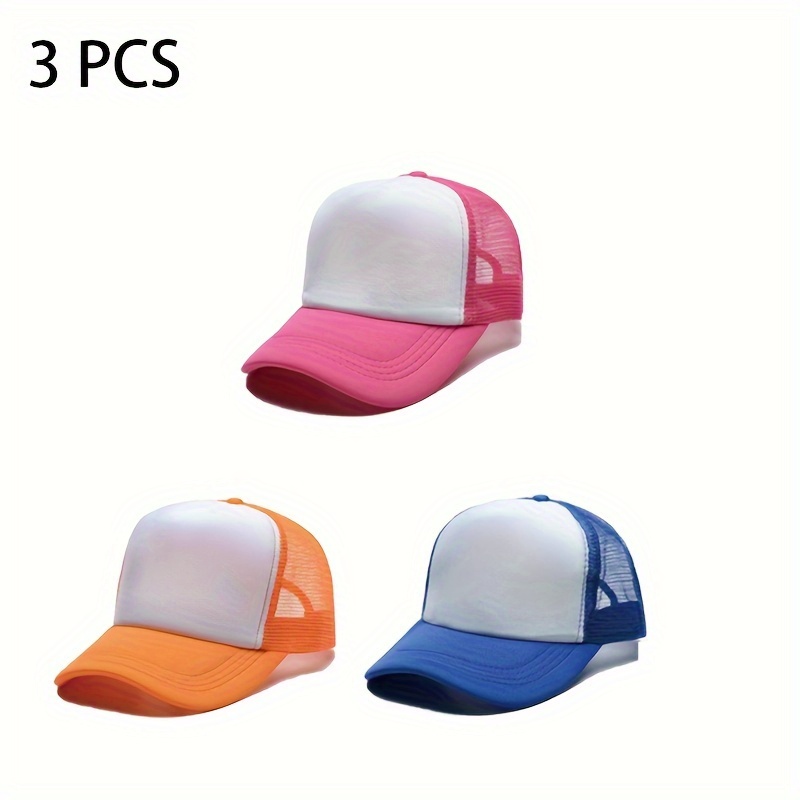 Sublimation ready mesh baseball buy caps