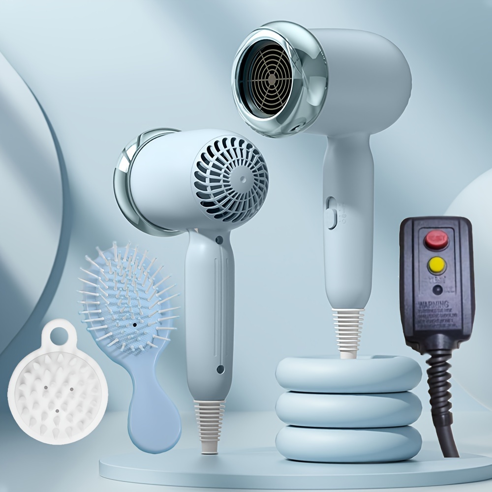 

Electric Hair Dryer Set; 1 Hair Dryer+1 Shampoo 1 Air Cushion Comb, Portable/home Beauty And Personal Care Electric Hair Dryer.