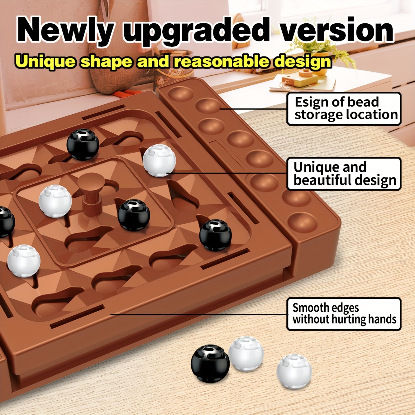 Logic Board Game for Kids Ages 3 and Up, Strategy Game with High-Quality ABS Plastic, Ideal for Family Gatherings, Parties, and Travel