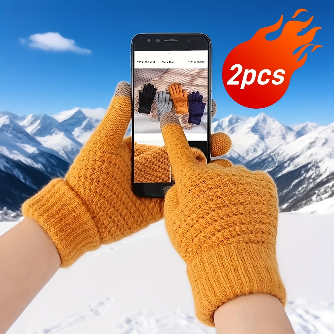 2 par extremt -30°c höst/vinter unisex handskar med fleecefoder, touchscreen-kompatibel design för bilkörning, löpning & sms – svart elegant armbandshandske - smycken & accessoarer - Temu