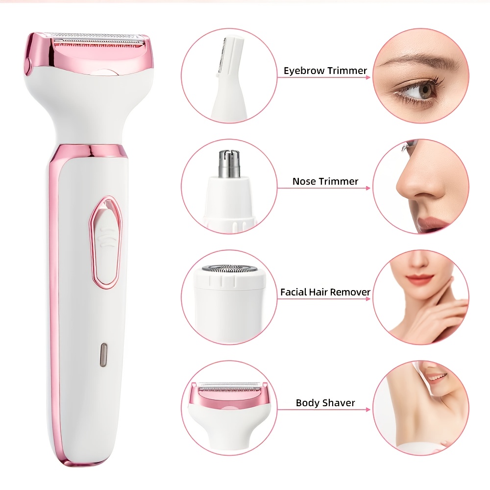 4 in 1 electric hair remover for women bikini pubic body shaver with usb   shave suitable for   womens epilation device best gift idea Product details 4