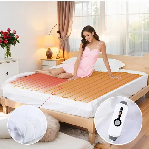 1pc heated mattress pad electric exquisite diamond patterned a for your bed a cozy and stylish