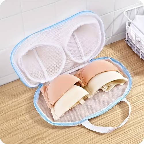 durable underwear laundry bag mesh protection bag zipper closure suitable for delicate clothes round design 1pc laundry bag laundry bags