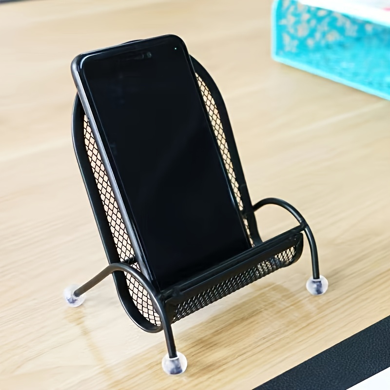 Cute Chair Phone Stand, Universal Lazy Desktop Phone Holder, Stable Weighted Anti-slip Bedside Mount, Compatible With Iphone Smartphones