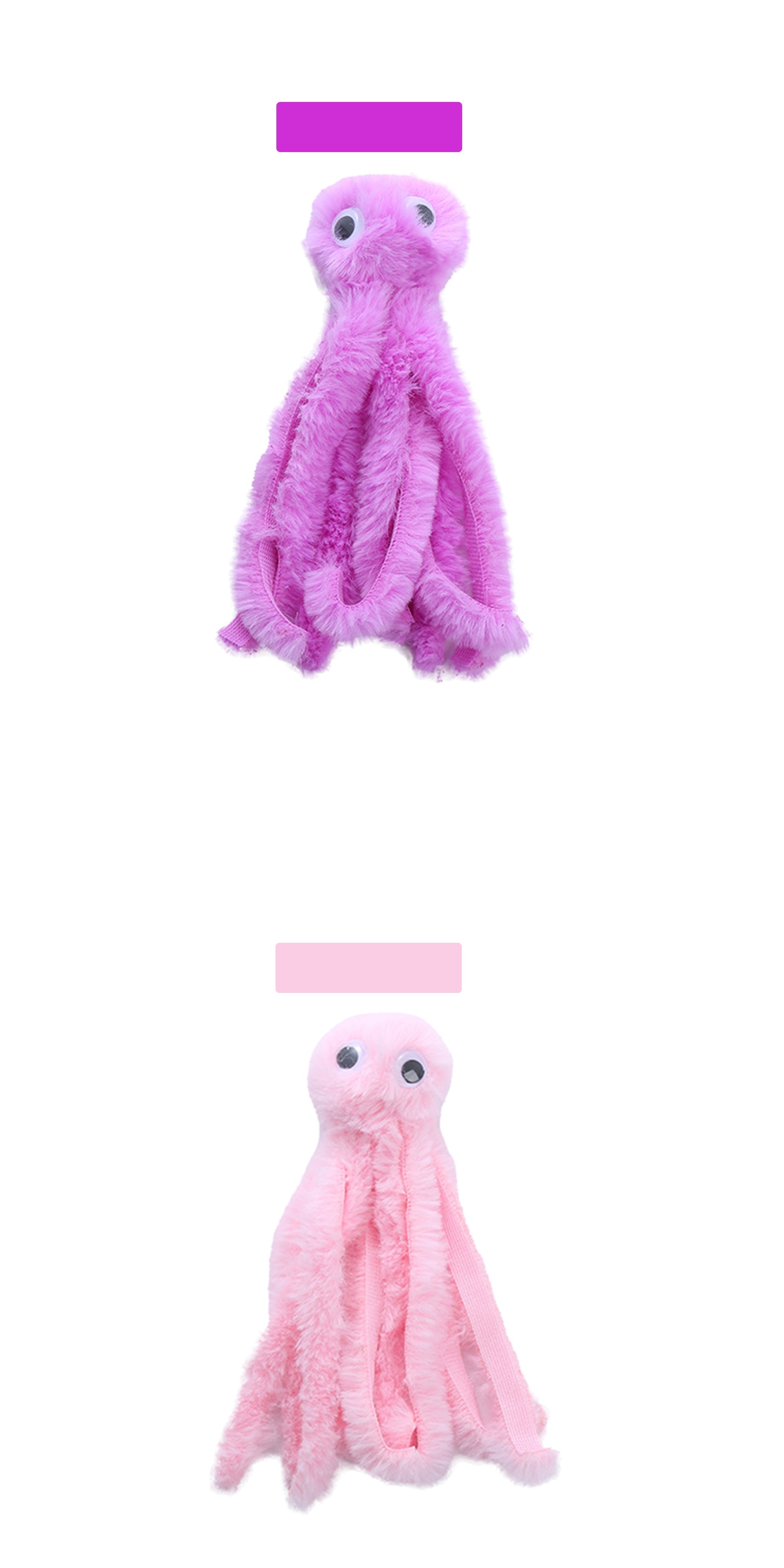 1pc/2pcs/3pcs Cat Toy, Cartoon Octopus Design Pet Toy, Chew Durable Cat Toy, Cat And Dog Interactive Supply