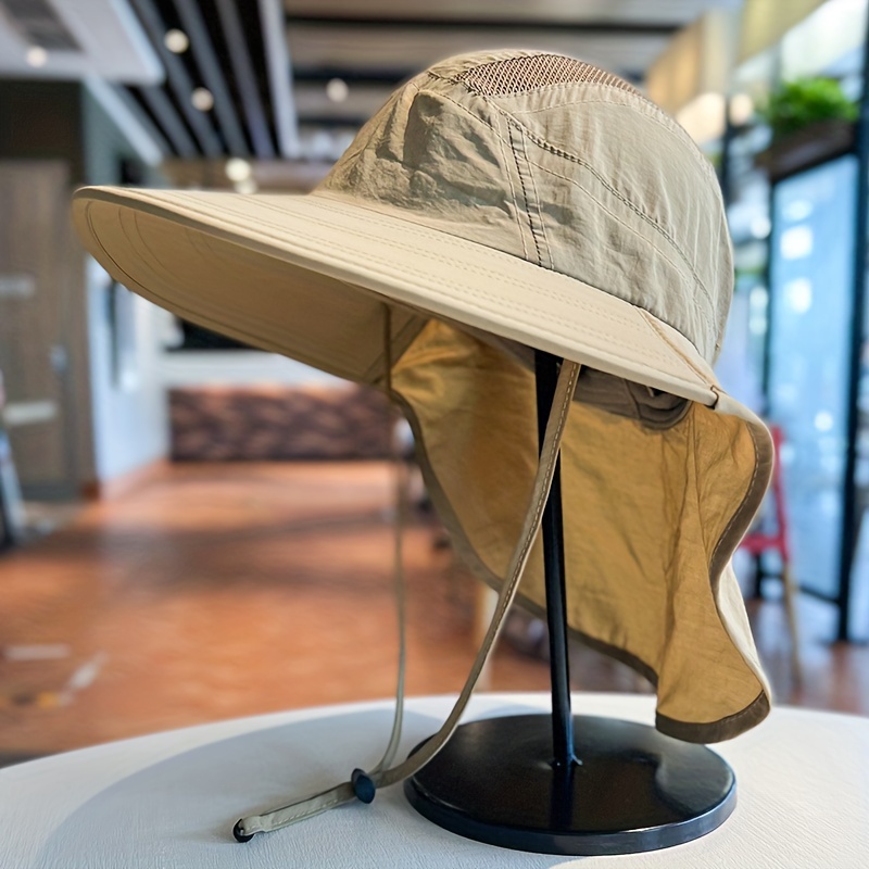 1 Sombrero De Protección Solar Transpirable De Ala De Verano, Con Ventilador  De Carga Solar De Litio De Larga Duración, Para Pesca Al Aire Libre,  Camping, Senderismo