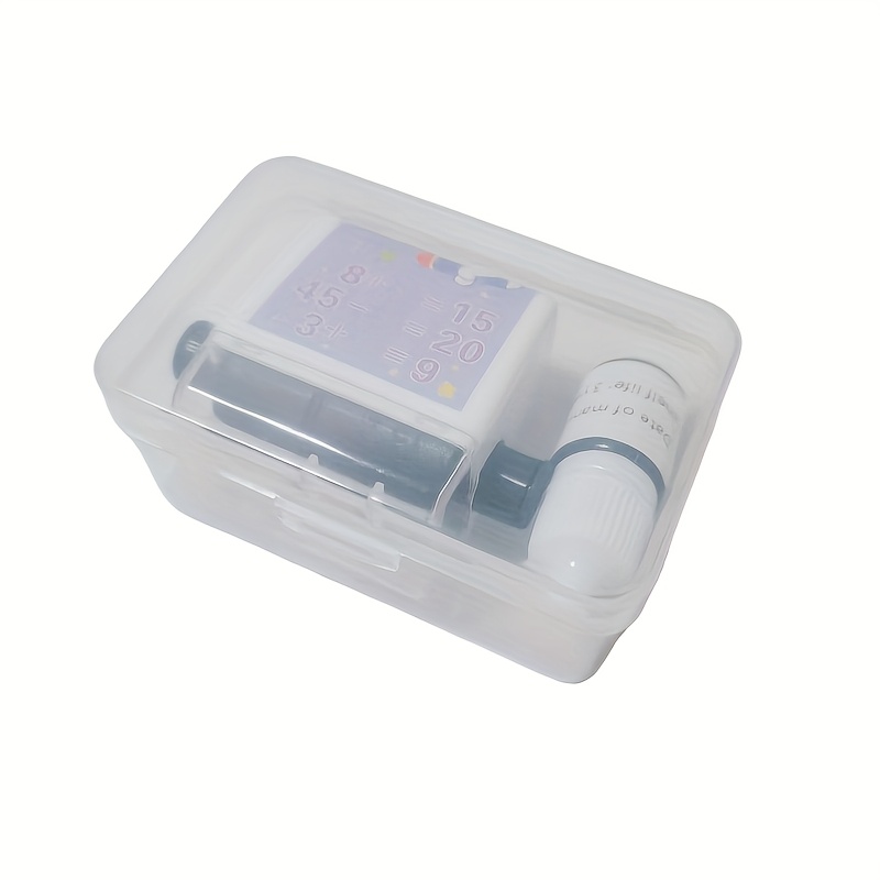 Reusable Math Roller Stamp For Teaching, Featuring A 2-in-1 -the- For Practicing Math 100