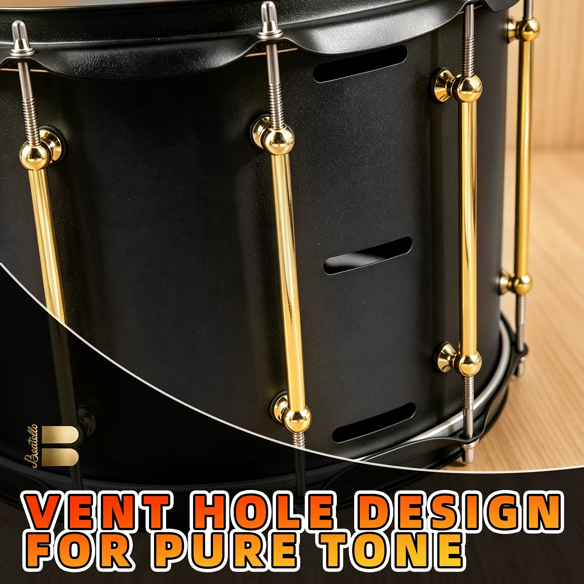 Enormous Cannon Series 14In X 08In Low-Frequency Snare Drum, Zinc... product image 8