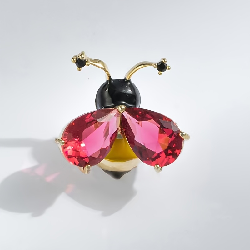 TEMU 1 pieza Broche de abeja vintage - Accesorio para cuello con forma de abeja, adecuado para trajes de mujer, decoración de chaqueta blazer, regalo