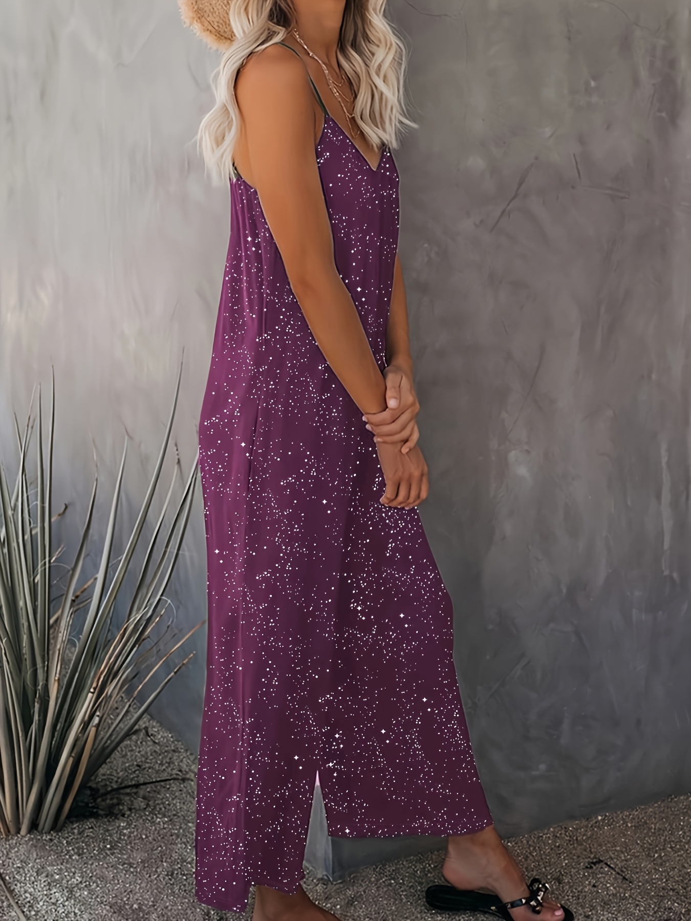 Plus Size Purple Sequin Jumpsuit Bustier Sequin Jumpsuit Purple - Main Image