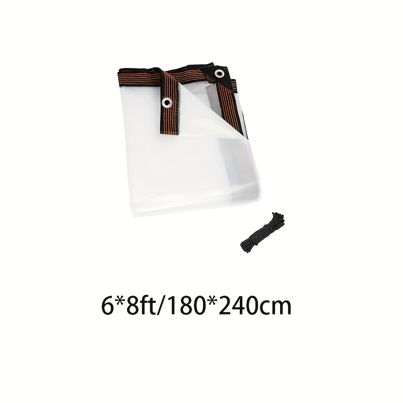 E-shop Neue transparente -Sicker-Polyethylenfolie mit Perforationen, geeignet für Outdoor-Camping, Gärten, Picknicks, Haushalt, Höfe, Balkone, schön