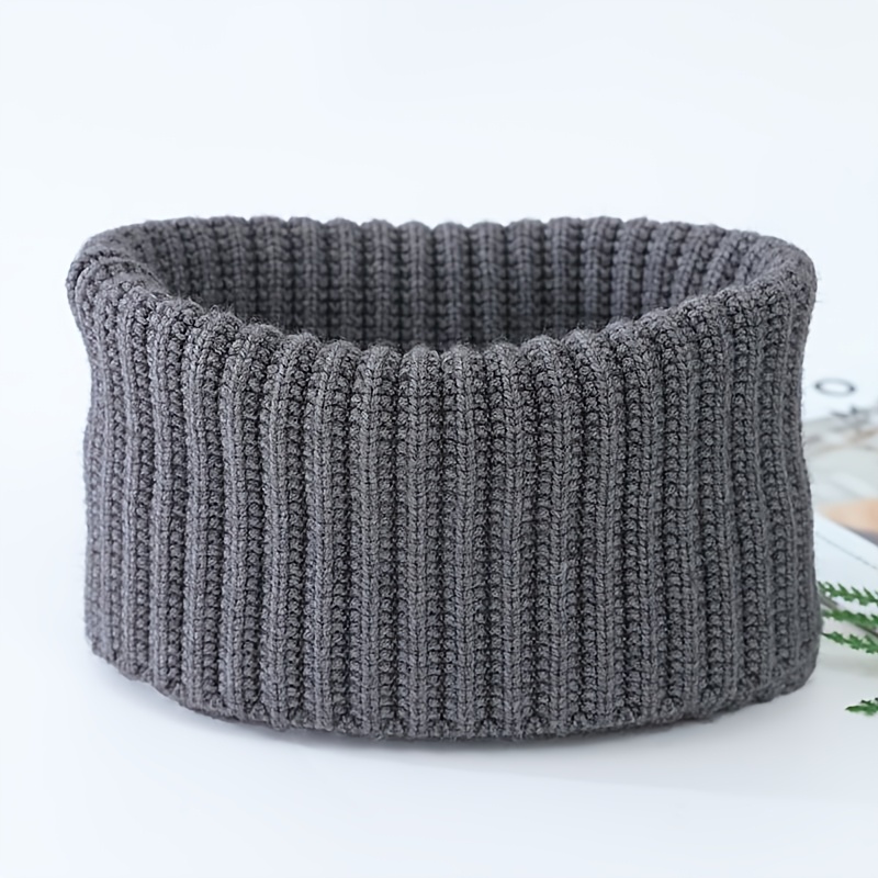 1pc Men Women Pullover Scarf For Autumn Winter, With Elasticity, Suitable For Outdoor Activities, Leisure And Formal Occasions