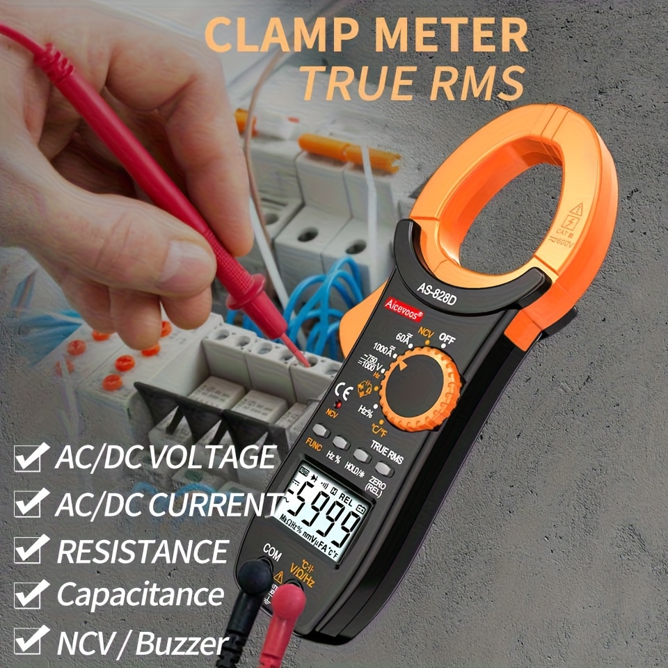 pinza amperimétrica digital ac/ corriente 6000 - Temu El Salvador