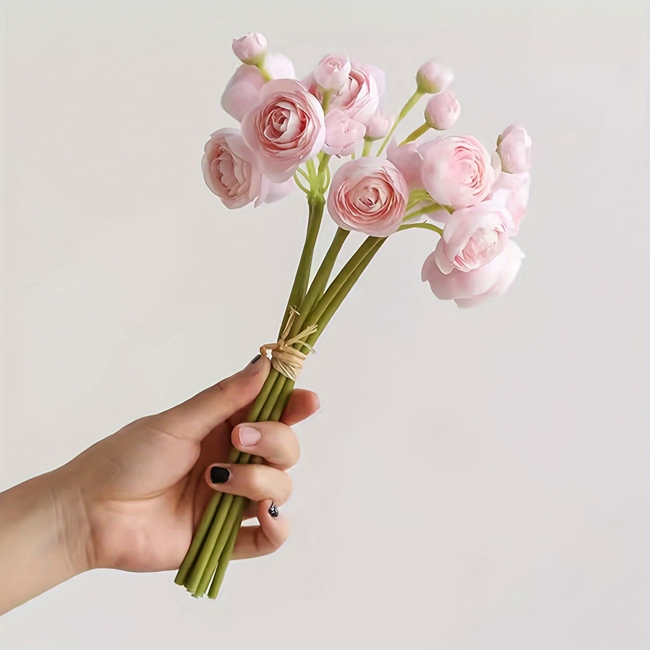 1 Set 6pcs Peony Artificial Flower Decorative Bouquet Fashionable And