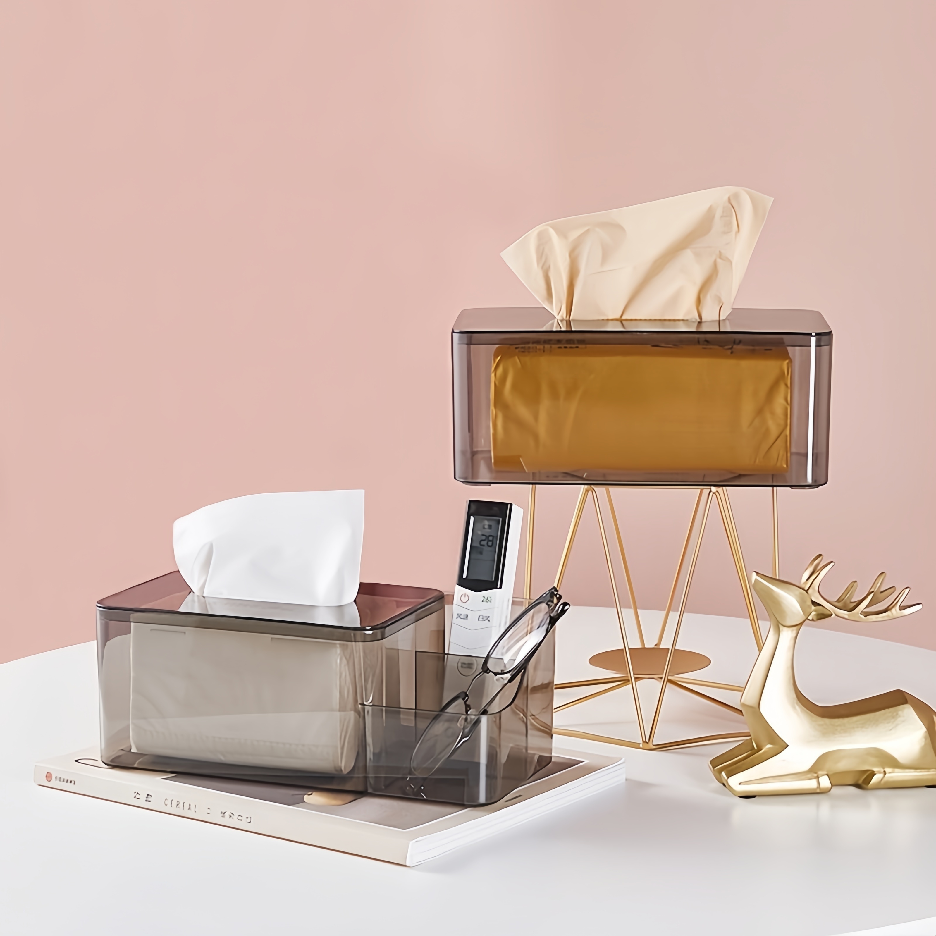 Lucite deals tissue box