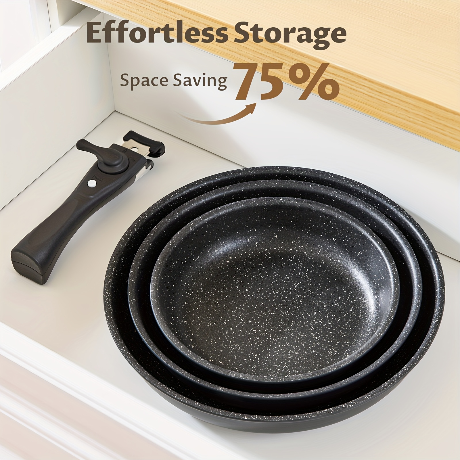 set med för induktionshällar non stick - Temu Sweden