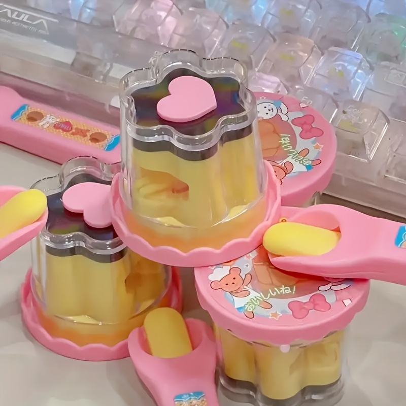 kids role play pudding feeding toy set exquisite cartoon patterns suitable for boys and girls aged 3 to 12 perfect birthday gift including pudding cups and tools ideal as childrens gifts birthday party and gathering giveaways