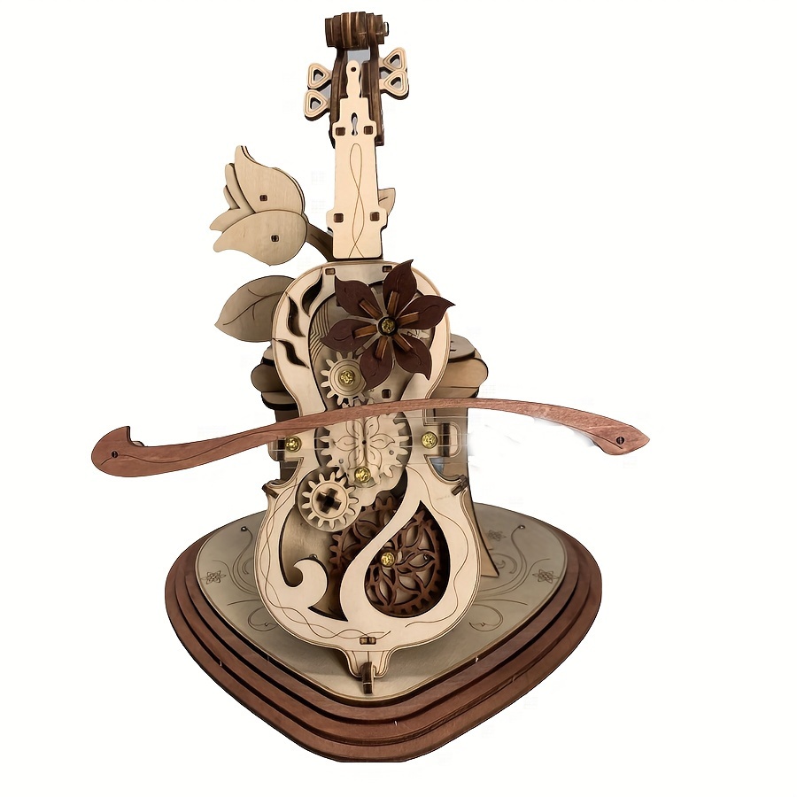 3d Wooden Puzzles For Adults, Wooden Music Box Kits- Wood Model Kits For Adults To Build, Christmas Gifts For Adults.