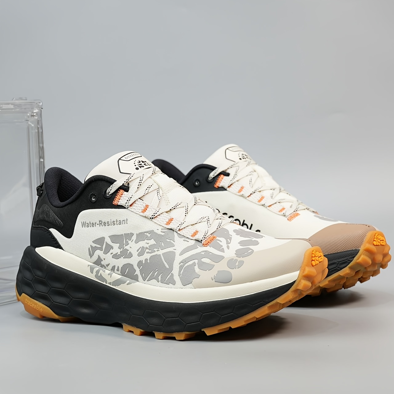 [Sneakers] Men'S Outdoor Shoes Men'S Shoes Lightweight Comfortable Shock Absorption Trail Running Shoes Anti Slip Casual Shoes Fashion Versatile Sports Running Shoes
