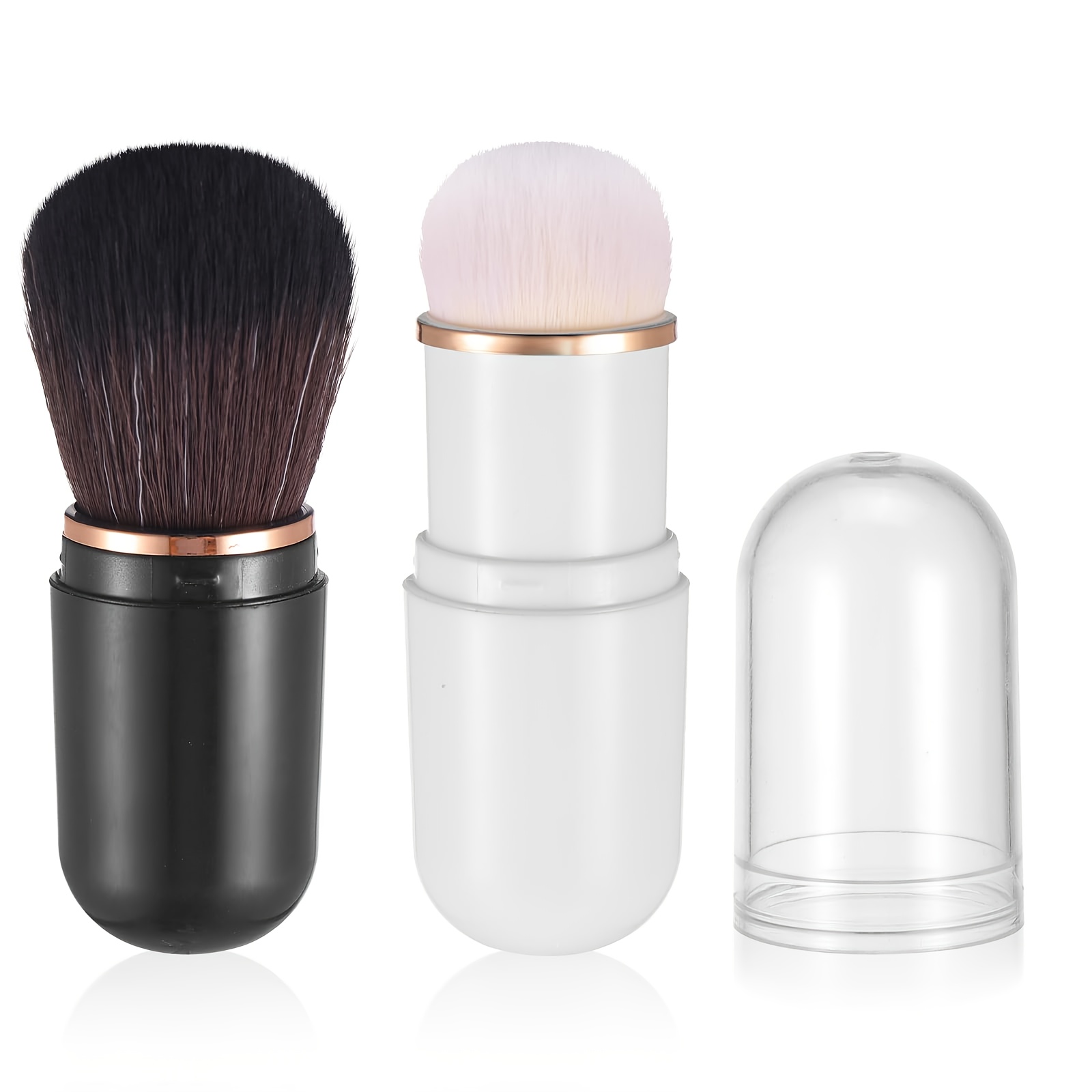 8er Set Kabuki Make-up-Pinsel – Professionelle Bürsten Für Concealer, Foundation, Lidschatten (flüssig/cremig/Puder)