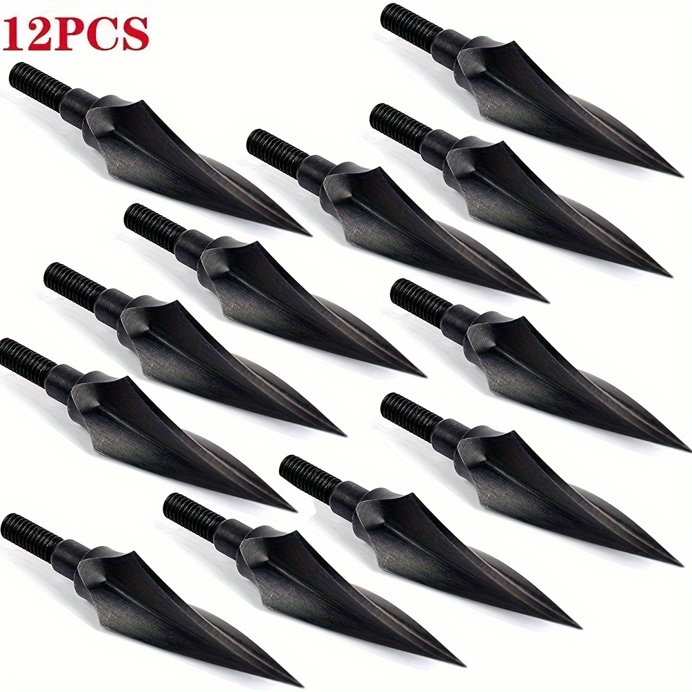 

Broadheads 125 Grain Traditional Archery Arrow Tips For Compound, Recurve Bow & , Pack Of 12