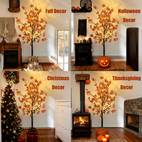 1pc 4ft 5ft lighted led artificial floor lamp tree for party birthday holidays wedding fall decoration christmas decor halloween decor