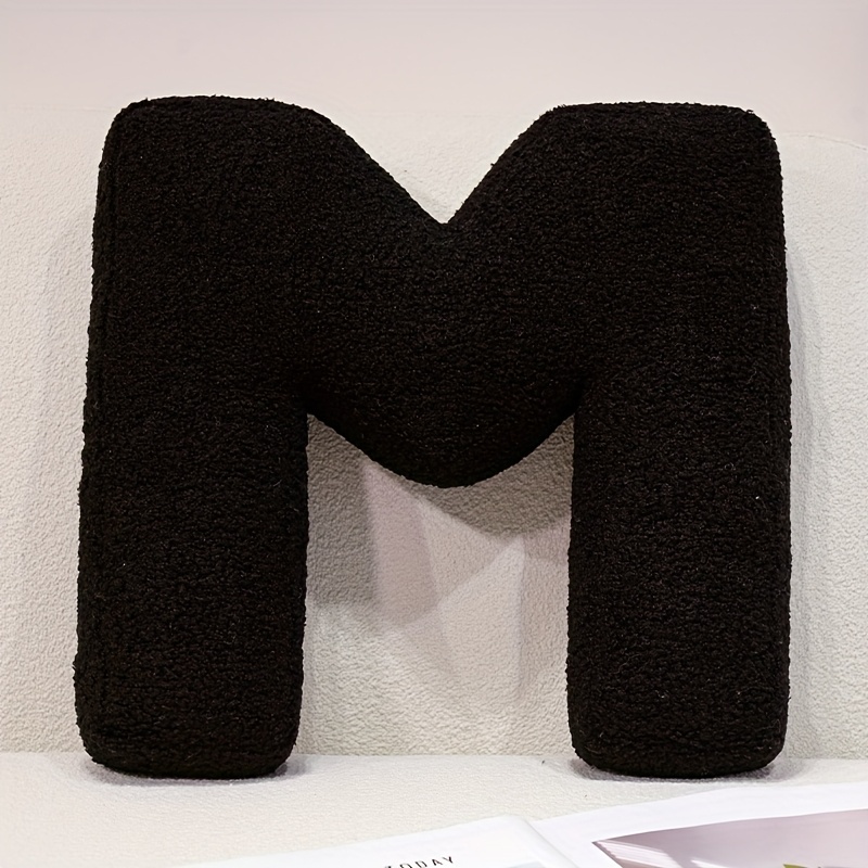 A Letter Throw Pillow That Allows You To The Letters Of . Soft Cushions Are Perfect For Decorating Your Sofa And Enhancing Your Home. Make For A Creative And Gift For Festivals, Birthdays, Halloween