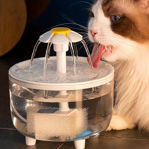 50 72 oz drinking fountain with 1 water usb powered easy to clean bpa free suitable for cats and small pets without battery